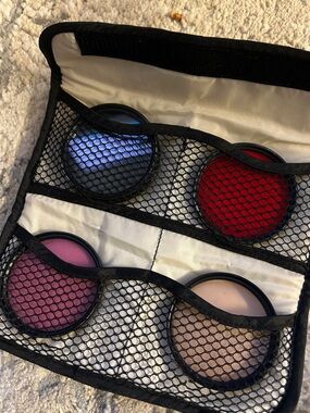 Tiffen lens filters with case